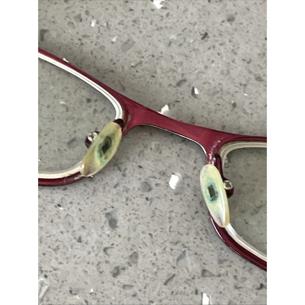 Rochelle Gagnon RG361 Italy Eyeglasses Frames ONLY 50-18-135 Col. Merlot red